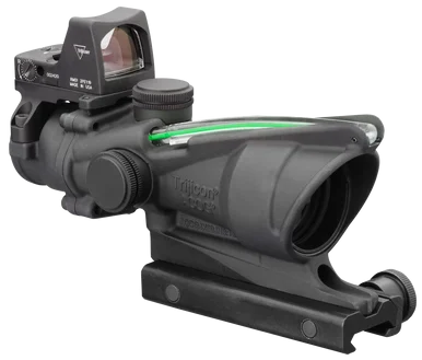 Trijicon ACOG Combo, Green Crosshair, Matte Black