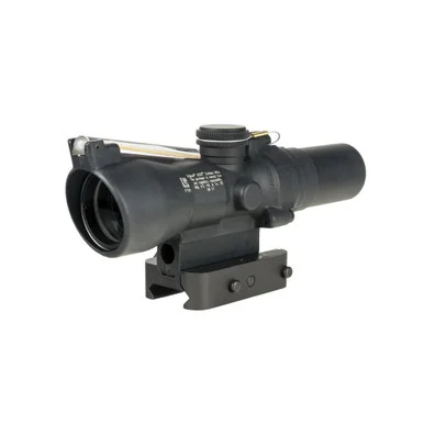 Trijicon Compact ACOG 1.5x24, Amber 8 MOA Triangle Reticle, Black, Anodized