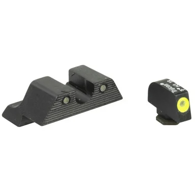 TRIJICON HD XR 3 Dot Green Tritium w/ Yellow Front Outline Night Sight Set for Glock 17/19/26/27/33/34 (GL601-C-600835)