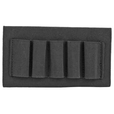 Uncle Mike's Uncle Mike's, Buttstock Shell Holder, For Shotgun, 5Rd, Black 88491