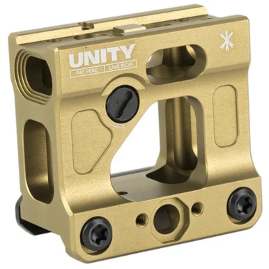Unity Tactical FAST Micro, Red Dot Mount, 2.26" Optical Height, Compatible with T1/T2 Footprints, Anodized Finish, Black FST-MICB