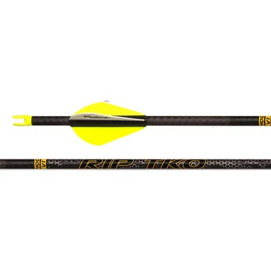 VICTORY ARCHERY RIP TKO Elite 300 Low Torque Fletched 6-Pack Arrow (RIPTKE-300FB-6)