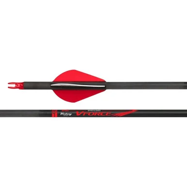 VICTORY ARCHERY VForce Sport 400 Fletched 6-Pack Arrow (VFS-400FQ-6)