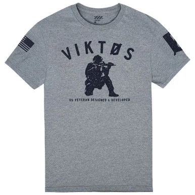 VIKTOS Men's Varsity Ash Heather Tee (18900)