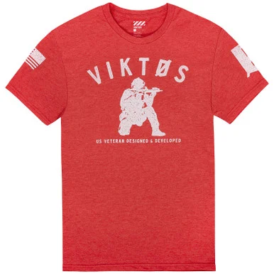 VIKTOS Men's Varsity Red Heather Tee (18920)