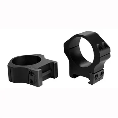 Warne Mfg. Company Maxima Horizontal Rings, 1'' Medium, Matte Black