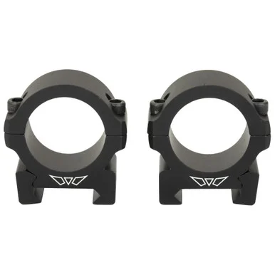 Warne Scope Mounts Vapor Horizontal, 30mm, Low Rings, Matte Finish, Black, Fits Picatinny V613M