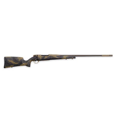 Weatherby, Mark V Apex, 28.00" Barrel, 3 Rds, Coyote Tan Cerakote and Graphite Black