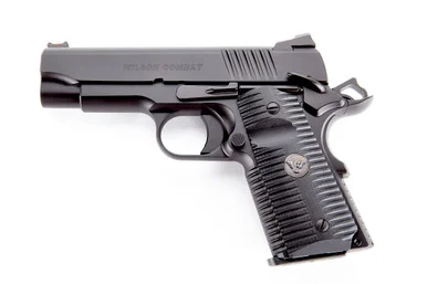Wilson ACP Compact, 45 ACP, 4.00" Barrel, 8+1 Rds, Black Armor-Tuff