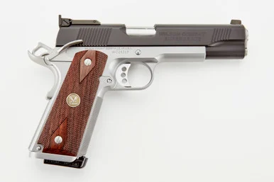 Wilson Classic Supergrade, 45ACP, 5.00" Barrel, 8 Rds, Black/Stainless