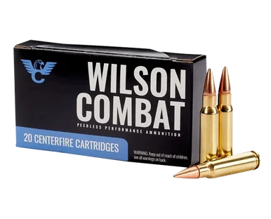 Wilson Combat A68110BTHP, 6.8 SPC, 110gr Hollow Point Boat Tail, 20 Rds