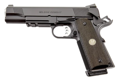 Wilson Combat CQB Lightrail CA, 45 ACP, 5.00" Barrel, 8+1 Rds, Black Armor-Tuff
