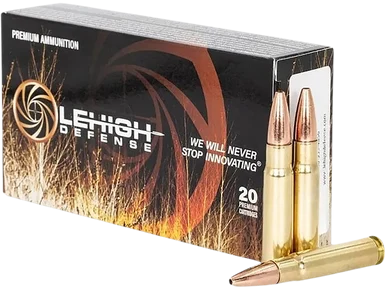 Wilson Combat LA358200CC, 358 Win, 200gr Lehigh Defense Controlled Chaos, 20 Rds, Brass
