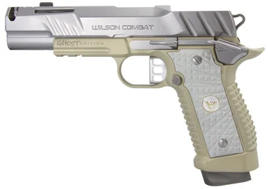 Wilson Combat Project 1 Division 77 Ghost, 9MM, 5.00" Ported Barrel, 18 Rds, Clear Anodized