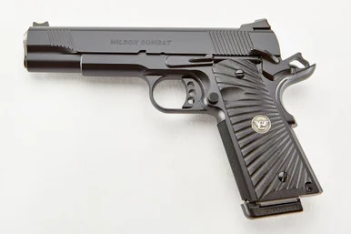 Wilson CQB, 10MM, 5.00" Barrel, 9+1 Rds, Black Armor-Tuff Finish
