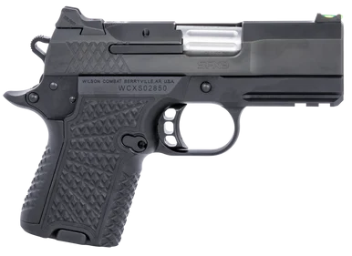 Wilson SFX9 Sub-Compact, 9MM, 3.25" Barrel, 10+1/15+1 Rds, Black DLC