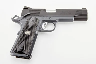 Wilson Tactical Supergrade, 45 ACP, 5.00" Barrel, 8+1 Rds, Black Armor-Tuff Finish