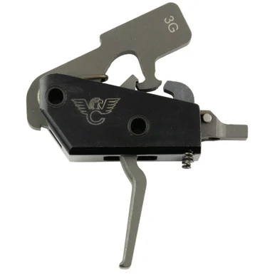 Wilson Tactical Trigger Unit, 3-Gun, Flat Face Trigger, Two Stage, Dry Film Lube Finish, Black