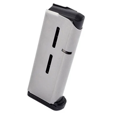 Wilson WC 1911 Mag 45 SS Std Base Pad 7rd, Stainless Steel