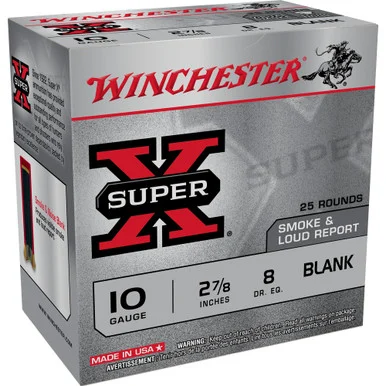 WINCHESTER AMMO Super X Black Powder Load 10 Gauge 2.87in 25rd Shotgun Shells (XBP10W)