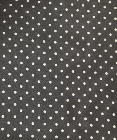 WYOMING TRADERS Cowboy Polka Dot Charcoal Regular Silk Scarf (CC)