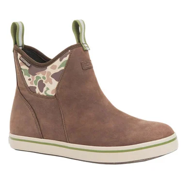 XTRATUF Men's 6in ADB Leather Brunette/Chocolate Brown/Duck Camo Boots (XAL-DCAM-BRN)