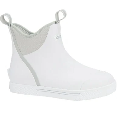 XTRATUF Men's Wheelhouse 6in Ankle Deck White Boot (XMW-100-WHT)