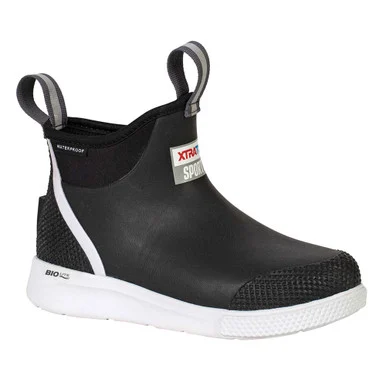 XTRATUF Women's 6in Ankle Deck Sport Black Fishing Boots (ADSW000)