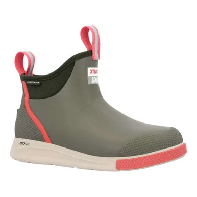 XTRATUF Women's 6in Sport Olive Ankle Boots (ADSW-302)