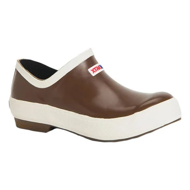 XTRATUF Women's Legacy Salmon Sisters Brown/Puffin Clogs (LLW-9PF-BRN)